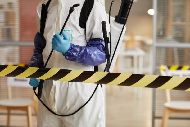 Professional Biohazard technician working in Albany, MO